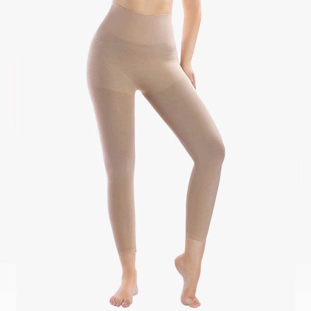 +MD Shapewear Control Seamless High Waist Light Compression Footless Leggings